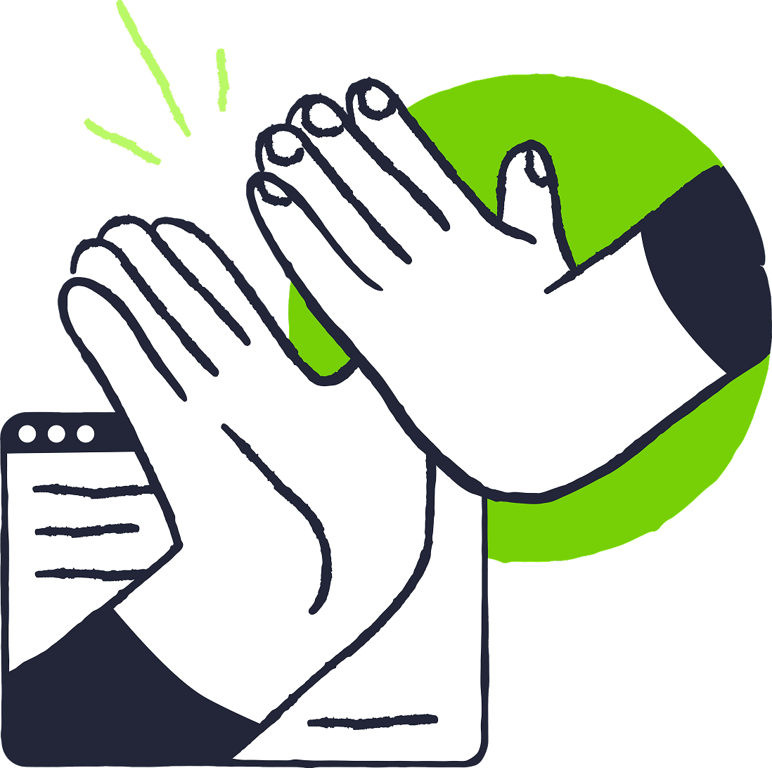 Ilustração de pessoas trabalhando em certificação digital